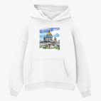 Толстовка худи оверсайз