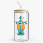 Банка с бамбуковой крышкой