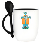 Кружка с ложкой