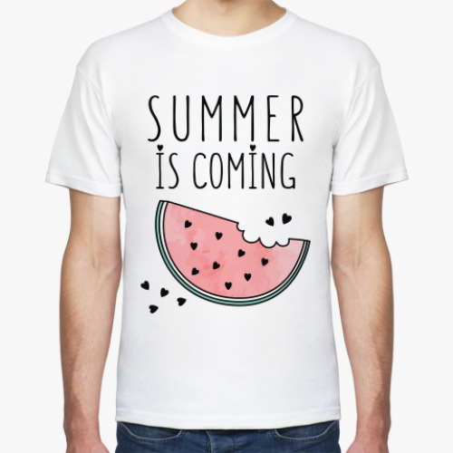 Футболка с принтом Лето близко