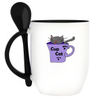 Кружка с ложкой