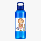 Прозрачная спортивная бутылка