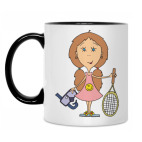 Кружка двухцветная