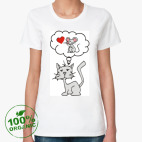 Женская футболка органик