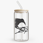 Банка с бамбуковой крышкой