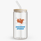 Банка с бамбуковой крышкой