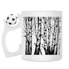 Кружка с футбольным мячиком