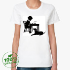 Женская футболка органик