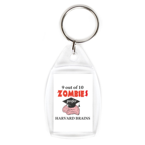 Брелок с принтом Harvard brains