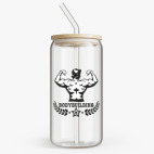 Банка с бамбуковой крышкой