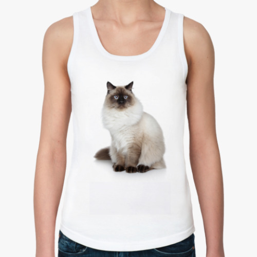 Женская майка Кот