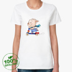 Женская футболка органик