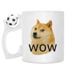 Кружка с футбольным мячиком