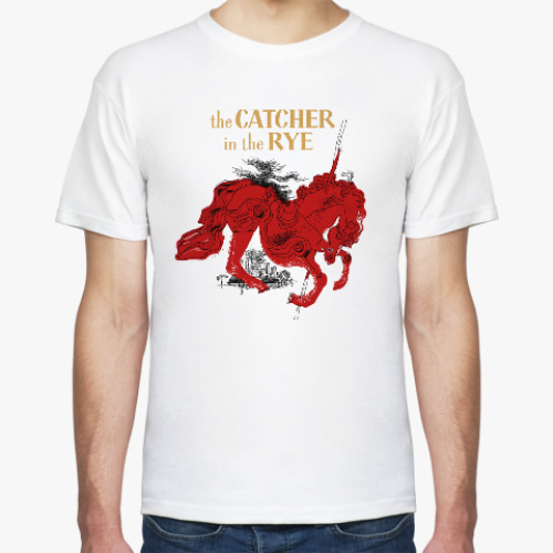 Футболка 'Над пропастью во ржи' Сэлинджер
