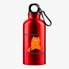 Металлическая бутылка 400 мл UV-DTF