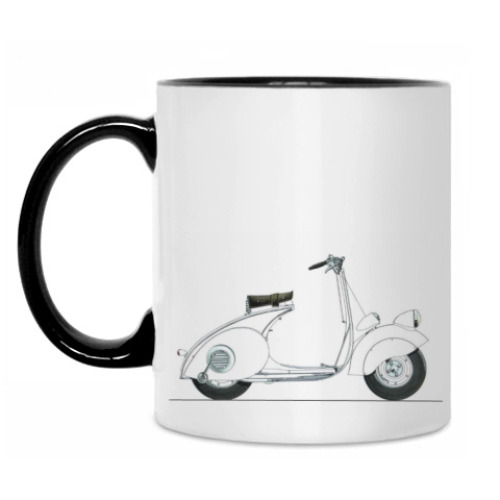 Кружка с принтом Vespa