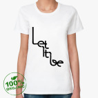 Женская футболка органик