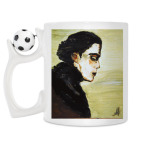 Кружка с футбольным мячиком