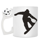 Кружка с футбольным мячиком