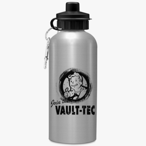 Бутылка с карабином (500 мл) с принтом Fallout