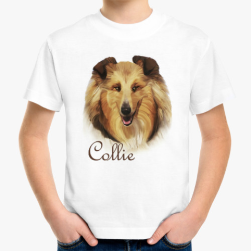 Детская футболка Шотландская овчарка Колли