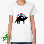 Женская футболка органик