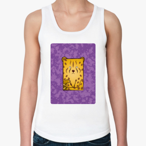 Женская майка с принтом Wild Animal Leo