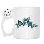 Кружка с футбольным мячиком