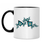 Кружка двухцветная