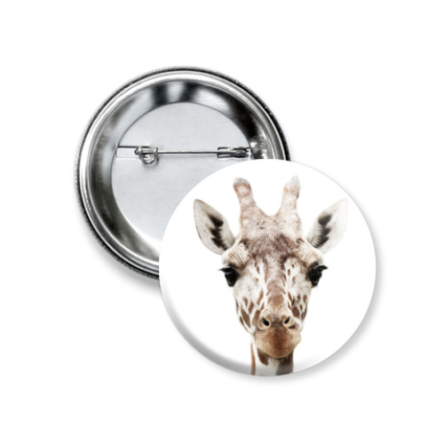 Значок 37мм Жираф