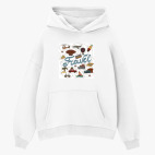 Толстовка худи оверсайз