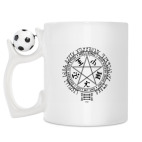 Кружка с футбольным мячиком