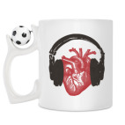 Кружка с футбольным мячиком