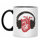 Кружка двухцветная