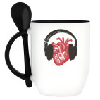 Кружка с ложкой