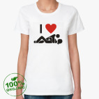 Женская футболка органик