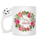 Кружка с футбольным мячиком