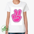 Женская футболка органик