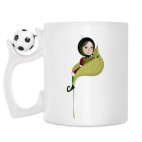 Кружка с футбольным мячиком