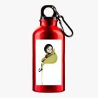 Металлическая бутылка 400 мл UV-DTF