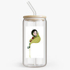 Банка с бамбуковой крышкой