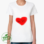 Женская футболка органик