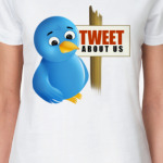 Женская футболка, белая