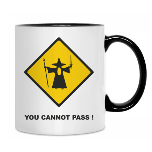 Кружка с принтом You cannot pass!