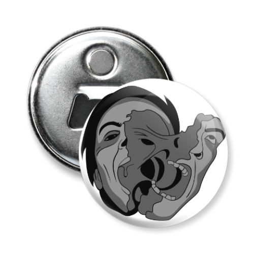 Магнит-открывашка с принтом «Нечто» и мутация лица