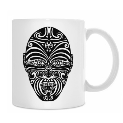 Кружка для воина Маори