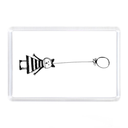 Магнит с принтом Funny Girls