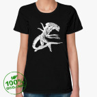 Женская футболка органик