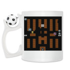 Кружка с футбольным мячиком