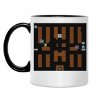 Кружка двухцветная